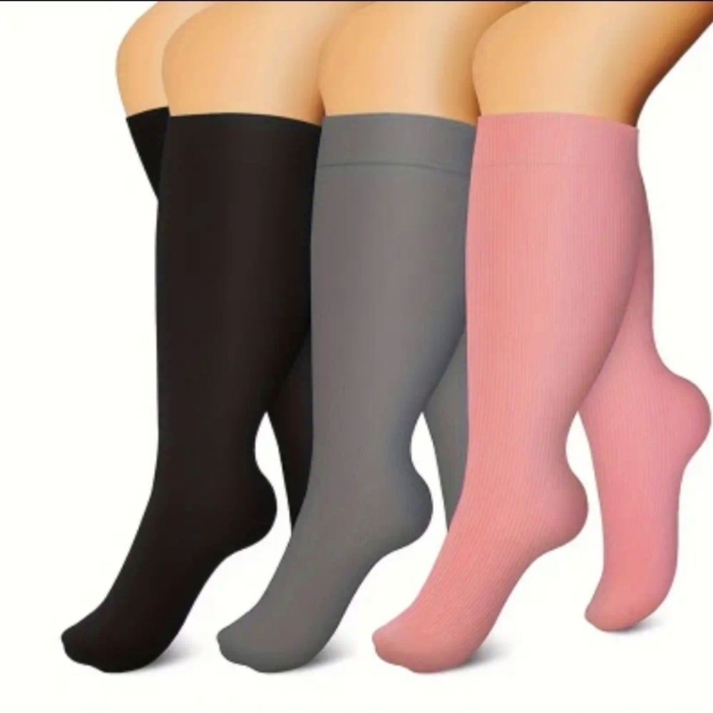 Plus Size Compression Socks: You choose 1 Pair - Picture 2 of 4